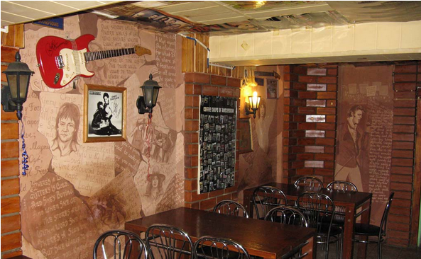 фотка интерьера Кафе Блюз-рок на 3 мест Краснодара